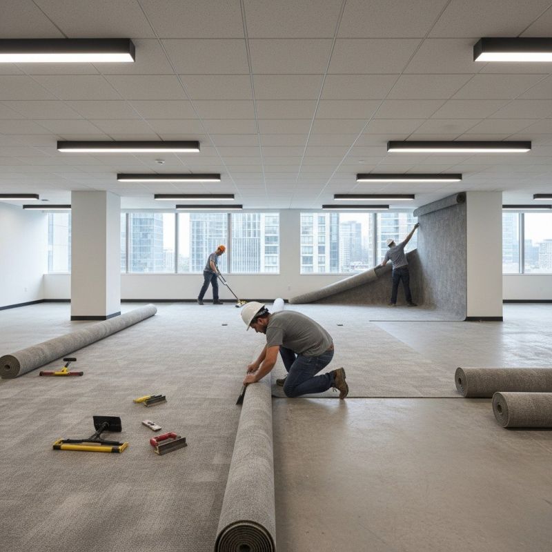 Commercial Carpet Installation For High-Traffic Areas